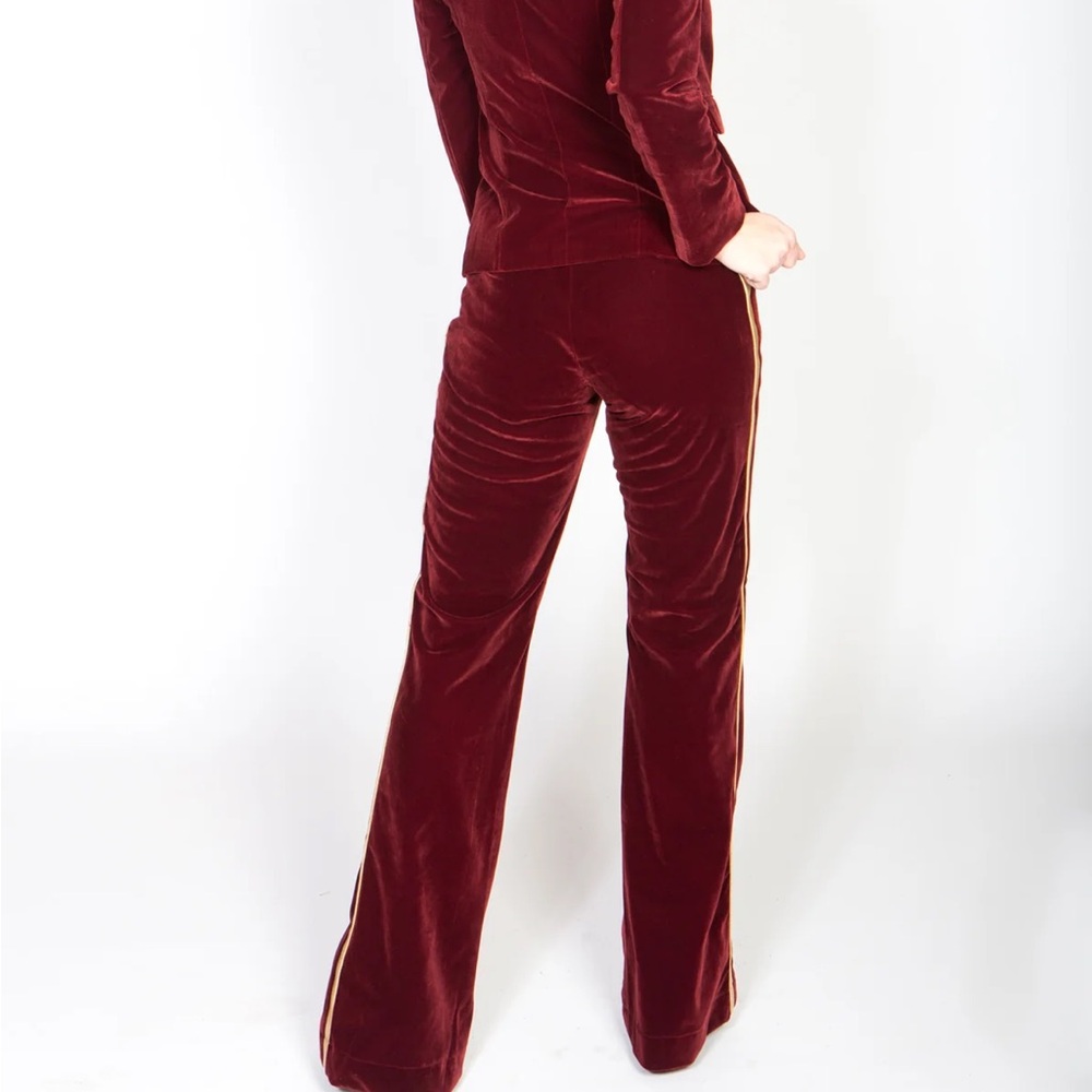 Velvet Burgundy Women's Suit Set from Any Old Iron - Picture 3 of 7